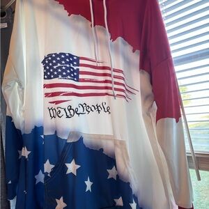 Patriotic Flag Hoodie
